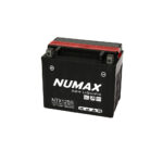 Numax NTX12BS 12V Sealed Motorcycle Battery with Acid Pack