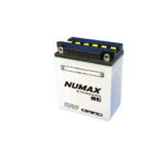 Numax YB12ALA2 12V Motorcycle Battery with Acid Pack